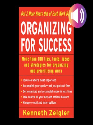 cover image of Organizing for Success